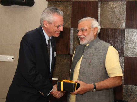 ઇટાલીના રાજદૂત ડેનિયલ માનકી નરેન્દ્ર મોદીને મળ્યા