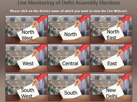 દિલ્હી ચૂંટણીનું જુઓ લાઇવ મોનિટરિંગ