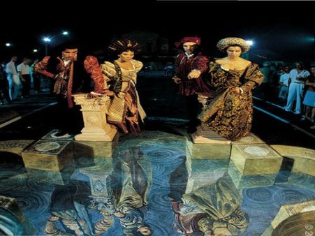 શાનદાર સ્ટ્રીટ 3ડી પેઇન્ટિંગ