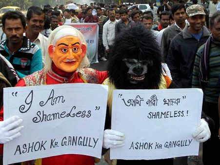 ગાંગુલીનો વિરોધ