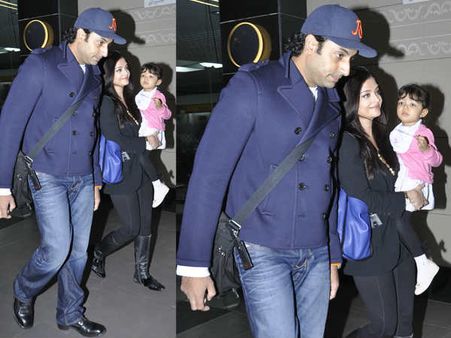 રજાઓ ઉજવી મુંબઈ પરત ફર્યા અભિષેક અને ઐશ્વર્યા