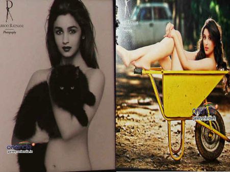 Pics : ડબ્બુના કૅલેન્ડરે આલિયા-પરિણીતી ટૉપલેસ!