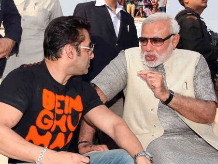 સલમાન અને નરેન્દ્ર મોદી