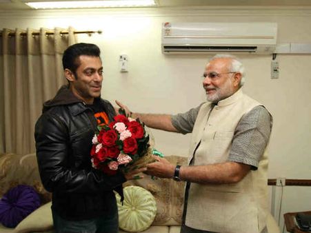 સલમાન અને નરેન્દ્ર મોદી
