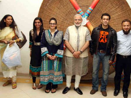 સલમાન અને નરેન્દ્ર મોદી