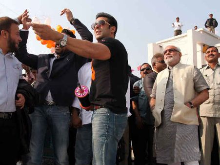 સલમાન અને નરેન્દ્ર મોદી