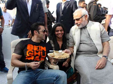 સલમાન અને નરેન્દ્ર મોદી