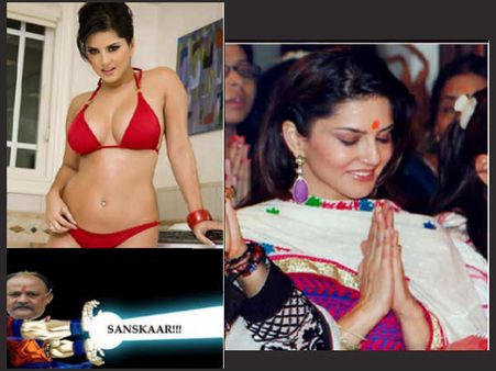 સની લિયોન અને આલોકનાથ સની લિયોન અને આલોકનાથ