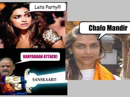 દીપિકા પાદુકોણ અને આલોકનાથ દીપિકા પાદુકોણ અને આલોકનાથ