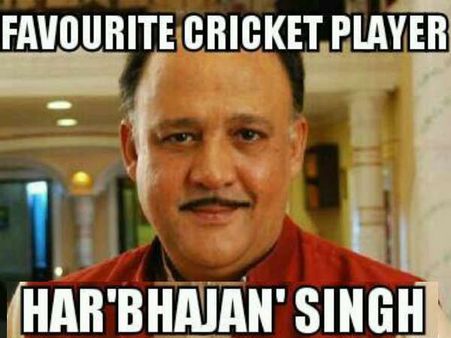 હરભજન સિંહ અને આલોકનાથ હરભજન સિંહ અને આલોકનાથ