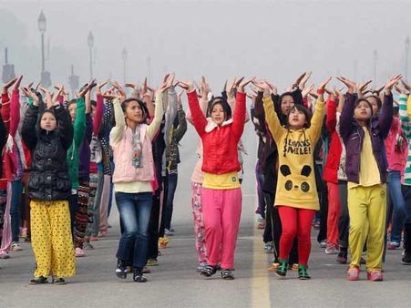 શાળાના બાળકોનું શાનદાર પ્રદર્શન 