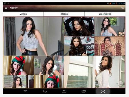 Android application screen shots