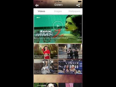 Android application screen shots