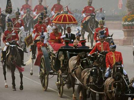 બીટિંગ ધ રિટ્રીટમાં રાષ્ટ્રપતિ