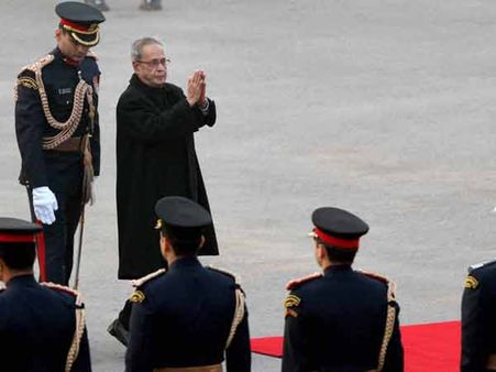 બીટિંગ ધ રિટ્રીટમાં રાષ્ટ્રપતિ