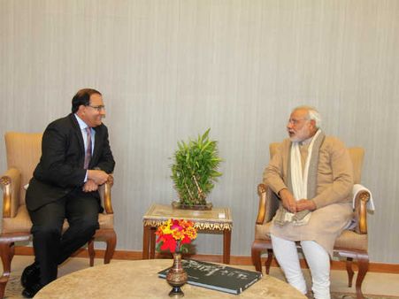 નરેન્દ્ર મોદી સિંગાપોરના ડેલીગેશનને મળ્યા