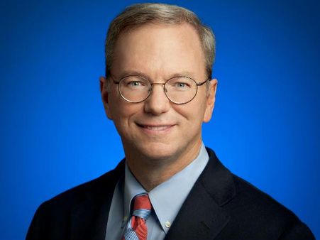 એરિક ઇમર્સન શ્મિટ, ગૂગલ એક્ઝિક્યૂટિવ ચેરમેન 