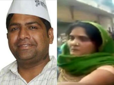 પાણી સંકટ: મહિલાએ આપ ધારાસભ્યને લગાવી દિધી ઝાપટ