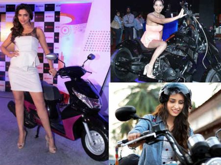 તસવીરોમાં જુઓ બૉલીવુડ હસીનાઓની બાઇક સવારી!