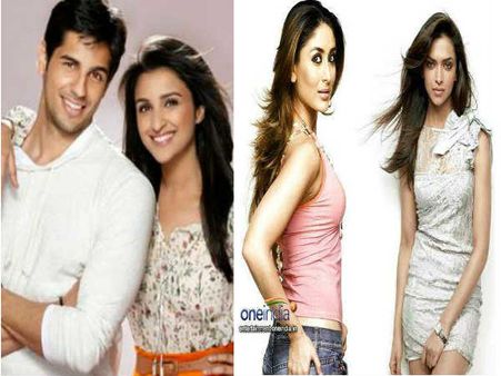 Pics : સિદ્ધાર્થને ઇશ્ક માટે પરિણીતી નહીં, દીપિકા-કરીના જોઇએ!