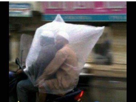 વરસાદથી બચવાની રીત 