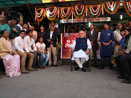 'ચાય પે ચર્ચા'ને અદભૂત પ્રતિસાદ