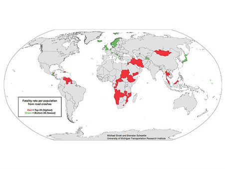 સુરક્ષિત અને જોખમી દેશો
