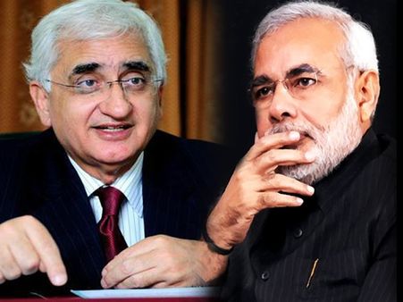 ખુર્શીદની ફરી જીબ લપસી- 'મોદીની તુલના નર્સરીમાં ભણતા બાળક સાથે કરી'