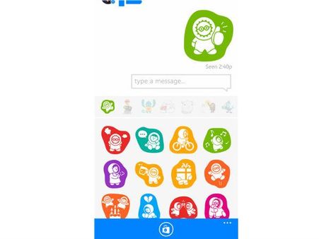 સ્ટીકર એટેચ કરવાની સુવિધા