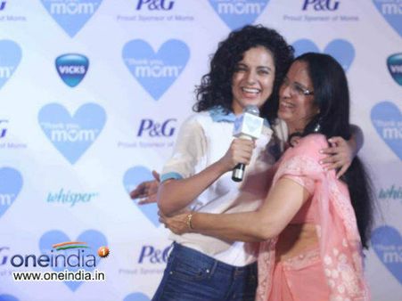 માતાને ગર્વ છે કંગના પર