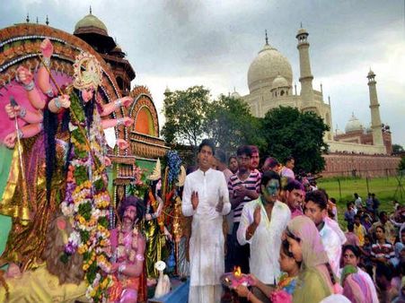 દેવી દુર્ગાની પ્રતિમા 