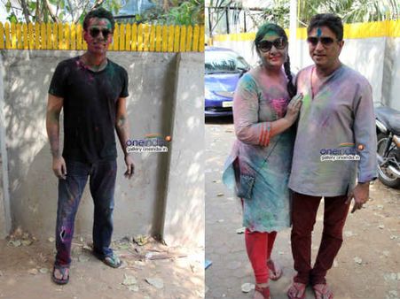 શબાના-જાવેદના ઘરે હોળી સમરાંગણ