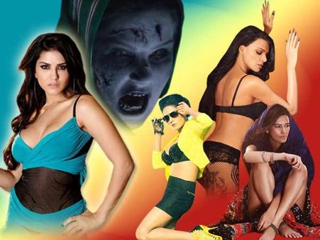 Pics : શર્લિન, પૂનમ અને વીણાને ડિંગો બતાવી સન્ની ચાલી અમેરિકા...