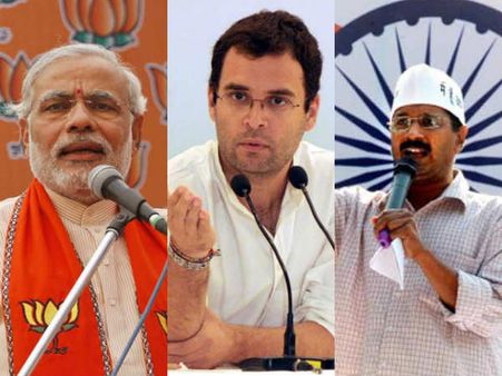 ન્યૂઝ ચેનલો પર મોદી, રાહુલ કરતા આગળ કેજરીવાલ
