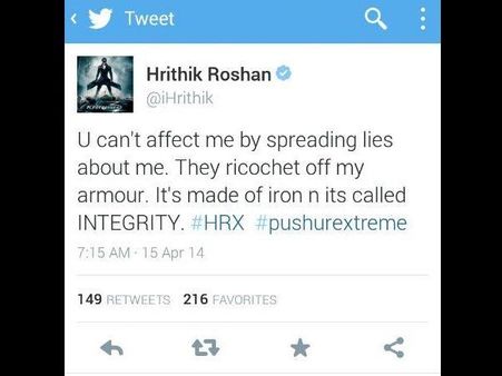 અફવાઓથી પરેશાન હૃતિક અફવાઓથી પરેશાન હૃતિક