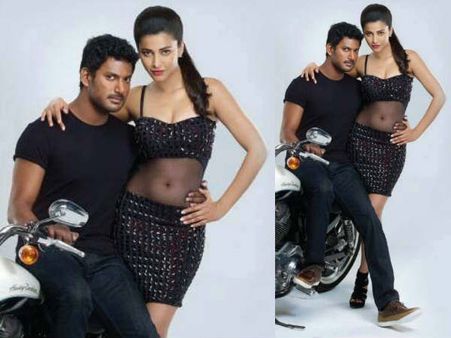 પૂજૈ માટે વિશાલ-શ્રુતિનું ફોટોશૂટ