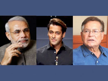 સલીમ ખાનના હસ્તે મોદીની ઉર્દૂ વેબસાઇટનું લોન્ચિંગ; સલમાનને રાહત માટે મોટો સોદો?