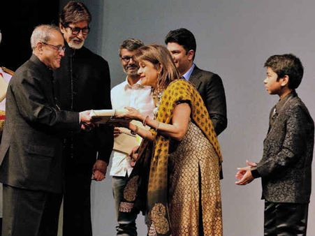 રાષ્ટ્રપતિ ભવન ખાતે ભૂતનાથ રિટર્ન્સનું સ્પેશિયલ સ્ક્રીનિંગ