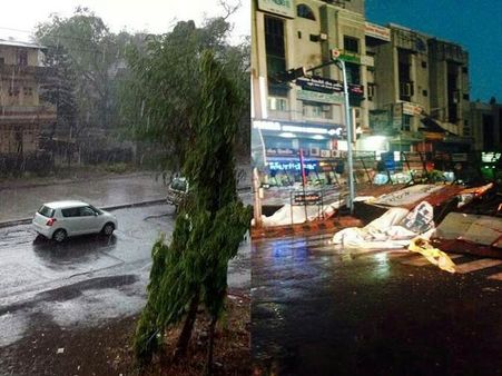 રાજ્યમાં વાવાઝોડા સાથે કમોસમી વરસાદ, ઉનાળુ પાકને નુકસાન