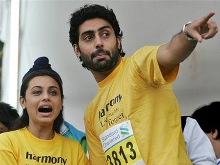 રાની મુખરજી અને અભિષેક બચ્ચન