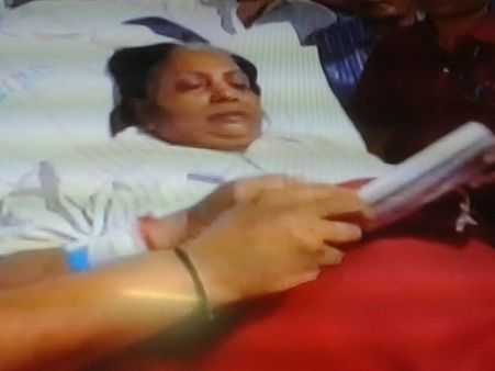 મહિલાએ કર્યું મતદાન