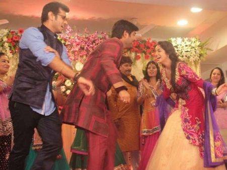 Pics : સંધ્યાજી ઉર્ફે દીપિકા અને રોહિતની શાનદાર સંગીત સેરેમની