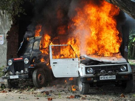 યુપીના મેરઠના રમખાણો માટે સપા સરકાર જવાબદાર