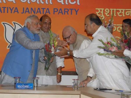 દિલ્હીમાં નરેન્દ્ર મોદી, ભાજપમાં ઉત્સાહ