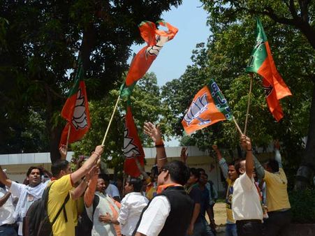 દિલ્હીમાં નરેન્દ્ર મોદી, ભાજપમાં ઉત્સાહ