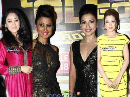 Pics : ગોલ્ડ ઍવૉર્ડ્સમાં છવાઈ નાના પડદાની હસીનાઓ