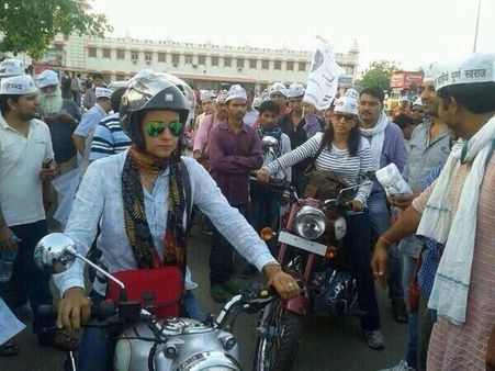 ગુલ પનાગનો ચૂંટણી પ્રચાર