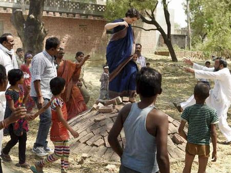 અમેઠીમાં પ્રિયંકા ગાંધી