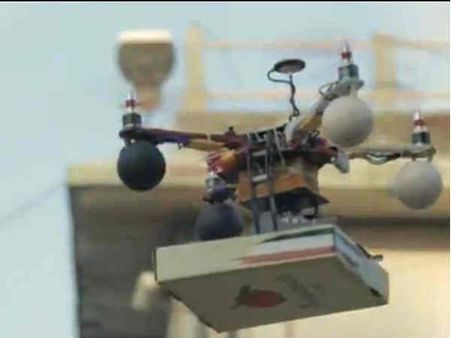 ડ્રોન વડે થઇ મુંબઇમાં પિત્ઝાની ડિલીવરી, દેશની સુરક્ષા પર ખતરો!