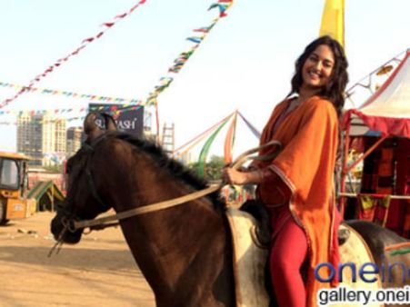 દબંગ ગર્લના તેવર : ઘોડે ચઢી આખી ટીમને આશ્ચર્યમાં મૂકી!